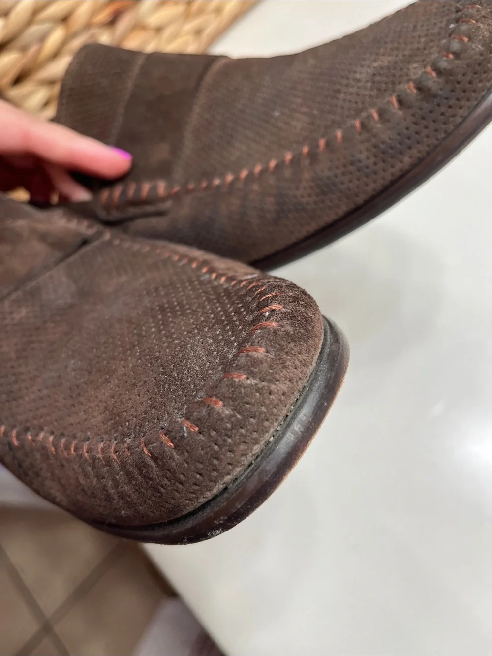Flag Ltd leather loafers